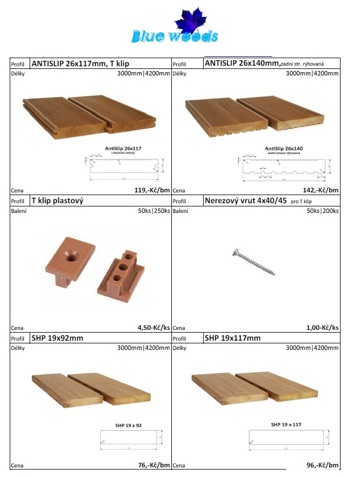 مشخصات فنی چوب ترموود